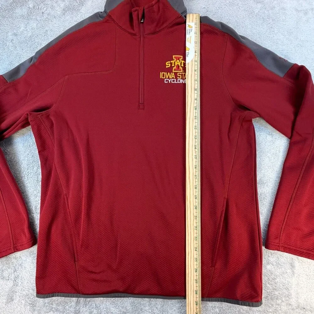 Under Armour Iowa State Cyclones Men’s XL Quarter Zip Fleece Pullover Red